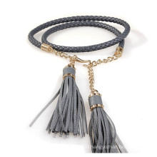 Hotsale Summer Season Simple Style Skirt Braided Tassel Belt